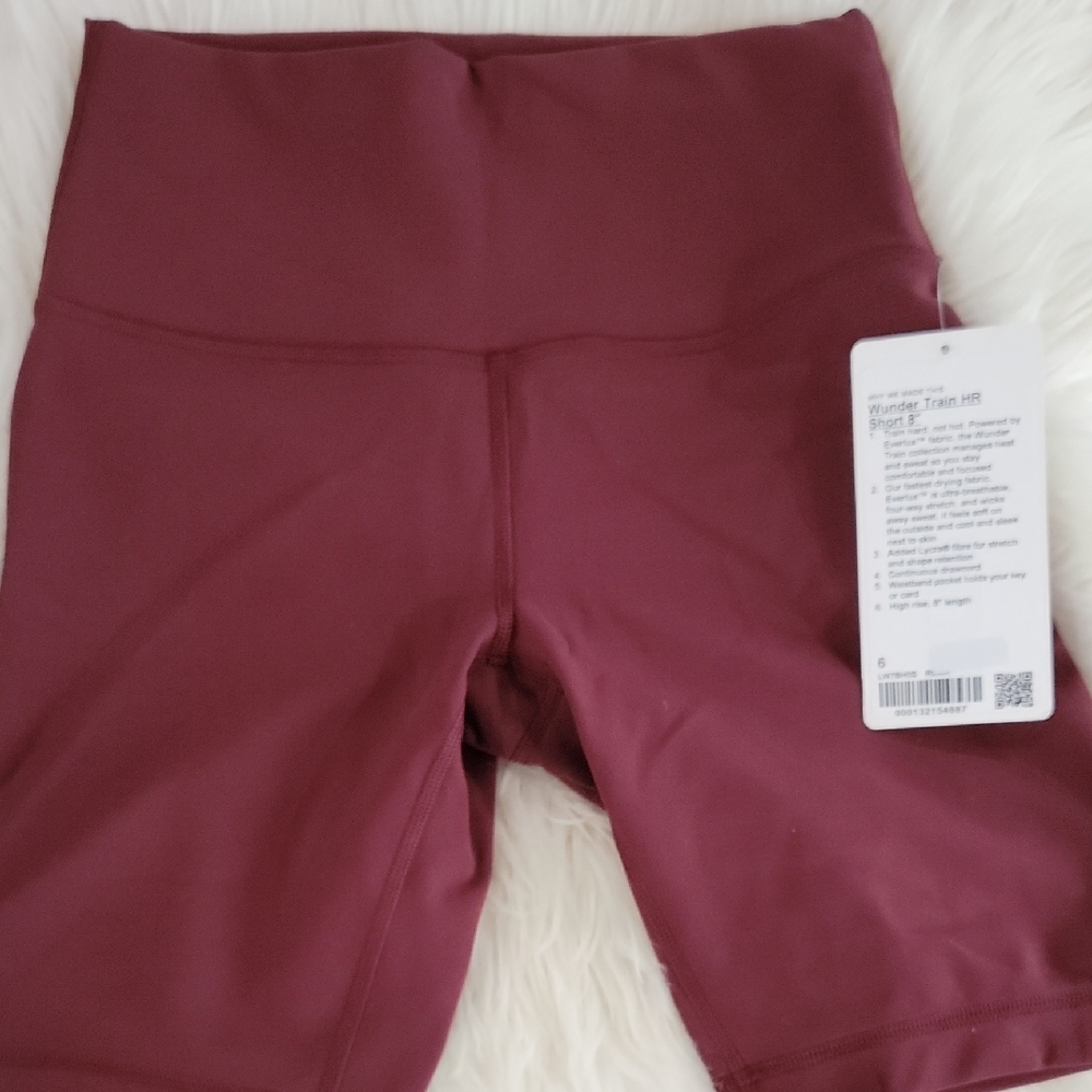 Lululemon Athletica Brown Bike Shorts High-Waisted Compression